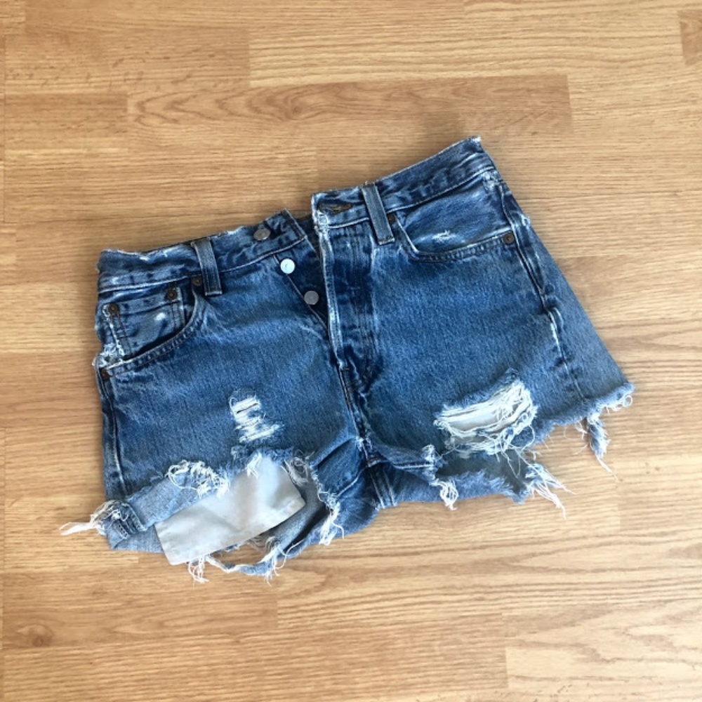 Vintage Levi's Distressed Cutoffs